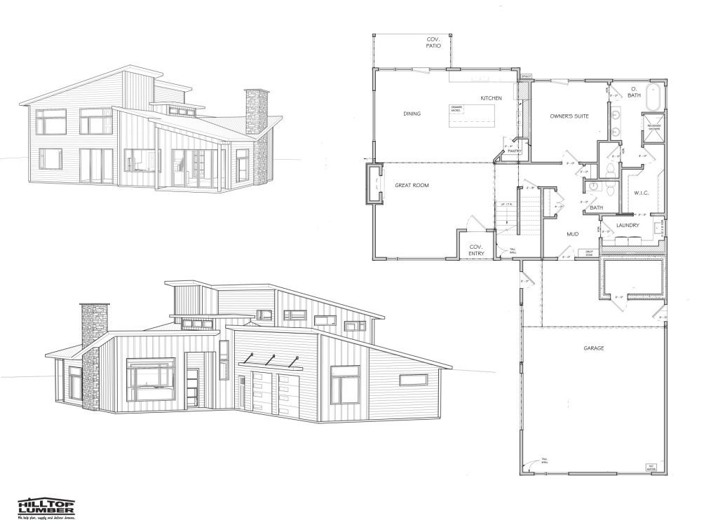 Hilltop Lumber Drafting Design